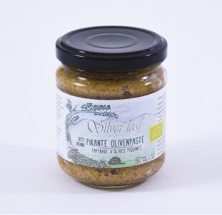 Tapenade piquante d'olives vertes bio
